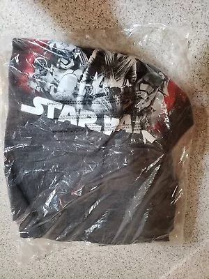 $16.99 • Buy Star Wars The Force Awakens Rey C3P0 X-Wing G2161 Black Grey XL Tall Shirt