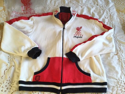 £22 • Buy Liverpool Football Club XL  White Zipped Tracktop/ Jacket ...2014 , Unworn