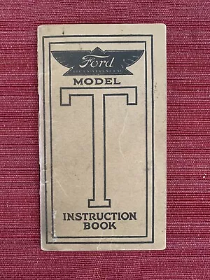 MODEL T FORD Instruction Book Manual 1913 Reprinted 1954 Very Good Condition • $8.99