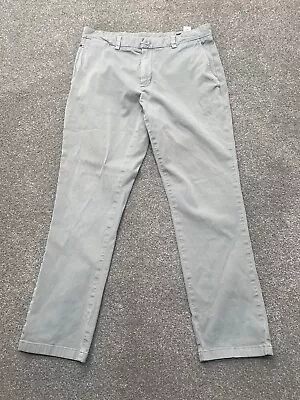 Vineyard Vines Pants Adult 32X30 Gray Breaker Cotton Chino Slim Straight Leg • $28.99
