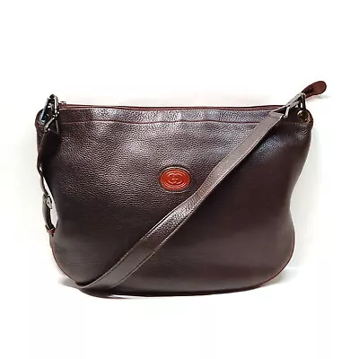 Vintage Gucci Crossbody Bag  Brown Leather 1276419 • $0.99