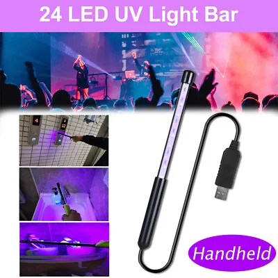 UV Black Light LED Strip Light Bar Fixtures Party Club Ultraviolet Lights Lamp • £9.39