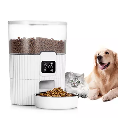 Automatic Cat Dog Feeder Pet Food Dispenser Control Meals 1-4 Days10-15g Portion • $48.95