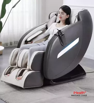 $999 • Buy IHealth 6110A Full Body Massage Chair Bluetooth Music Kneading Shiatsu Rubbing 