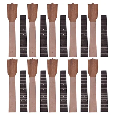 Ukulele Neck And Fingerboard For Concert Ukelele 23 Inch Okoume  Set Of 10 • $155.09