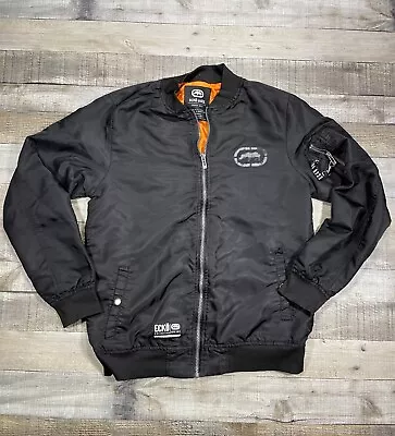 Ecko Unltd Jacket Mens Small Black Full Zip Casual Outdoor Coat • $17.95