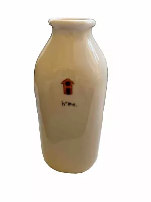 Beth Mueller “Home” White Ceramic Milk Jug Pottery  • $20