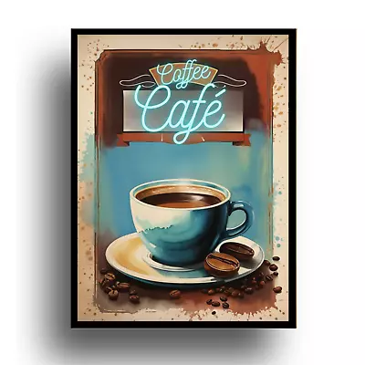 Signs For Kitchen Coffee Plaque Rustic Wall Art Decor Next House Shops Home Cafe • £5.99