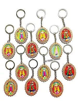 12 Virgencita De Guadalupe Keychain Favors Baptism Comunion Recuerdos Bautizo • $17.95