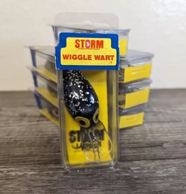 Pre Rapala STORM Wiggle Wart WW05-071 Black And Silver Michael Jackson NEW • $69.99