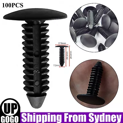 100PCS Mud Flap Clips Plastic Retainer For Ford Falcon XR6 XR8 G6E Turbo New AU  • $9.75