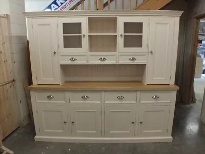 Rutland Painted 7ft 4 Door Display Dresser- Bespoke Sizes & Colours Available • £1565