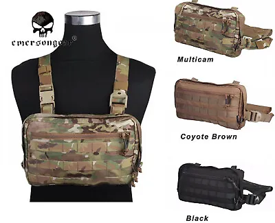EmersonGear Tactical Chest Recon Bag Airsoft Combat Molle Pouch • $73.95