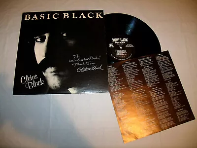 Cletus Black - Basic Black 1980 LP SIGNED To The Venue! Cleveland Country EXC • $20.04