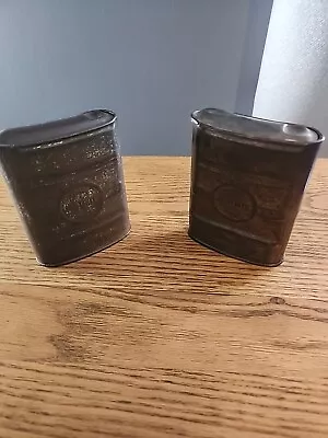 Vintage Miners Justrite Carbide  Pocket Tin Can Lot Of 2  • $39.95