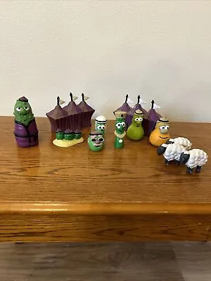 Rare Veggie Tales 1998 Dave And The Giant Pickle Playset With All The Pieces • $60