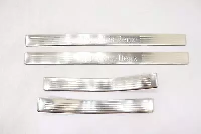 Door Sill Scuff Plate Trim Cover Set Of 4 Oem Mercedes E400 W212 2013 - 2016 • $64.65