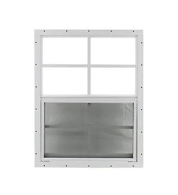 Shed Window 24 X 27 SAFETY / TEMPERED GLASS White Flush Playhouse Treehouse • $67.95