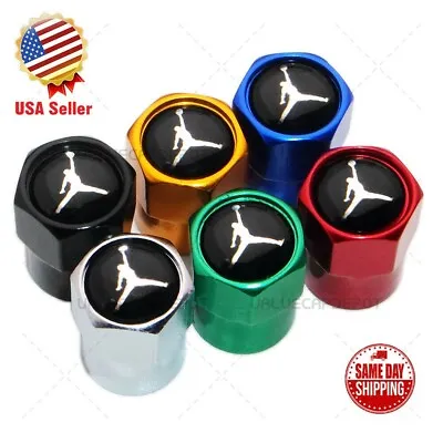 Hex NBA Jordan Sport Logo Car Wheels Tire Air Valve Caps Stem Dust Cover 3 • $24.90