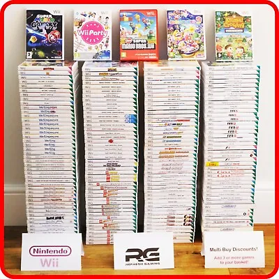£29.03 • Buy Nintendo Wii Games - Choose A Game Or Bundle Up - Bargain Save - Huge Selection!