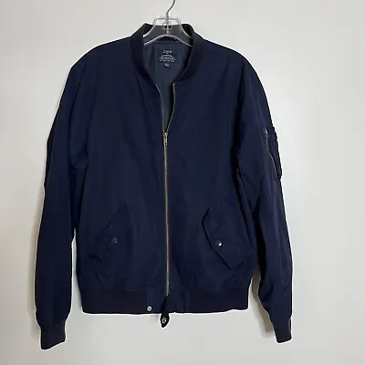 J Crew Jacket Mens Blue Basic Size Medium • $28.99