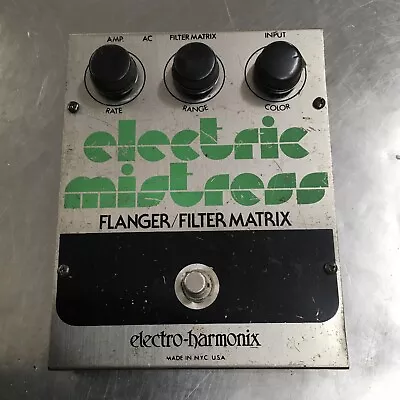 Vintage Electro-Harmonix Electric Mistress Flanger/filter Mixer • $500