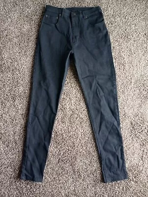 Jordache Vintage 90s High Waisted Tapered Mom Jeans Black Womens 13/14  • $24.99