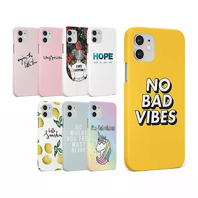 Case For Iphone 15 14 13 12 11 Se 8 Pro Max Hard Phone Cover Inspirational Quote • £5.99