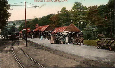 1922 Laxey Isle Of Man Electric Station Printed Postcard Valentines Series Poste • £6