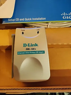 NEW D-Link DWL-120 11 Mbps Wireless USB Network Adapter • $20