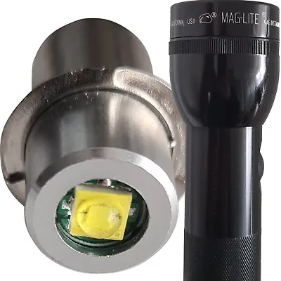 MAGLITE POWER LED 3W Upgrade For MAG-LITE 2D 3D 4D 5D 6D & 2C 3C 4C Flashlights • £12.08