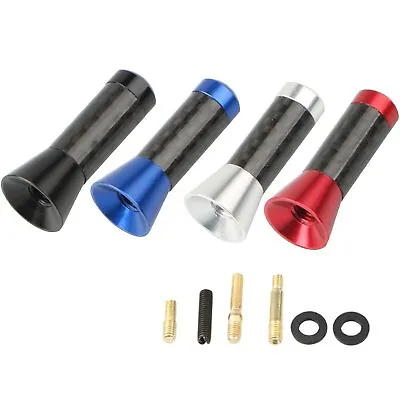 3.5cm Car Carbon Fiber Screw Aluminum Short Antenna W/screws Kit Accessories New • $7.99