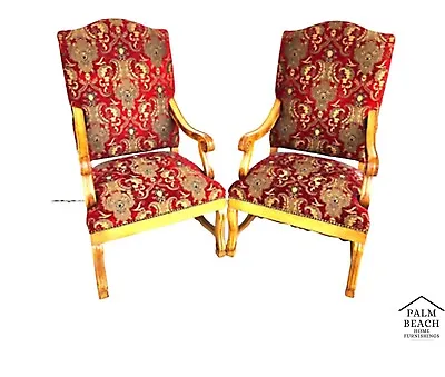 Vintage Accent Armchairs Italian Venetian Style By ANDRE ORIGINALS • $1295