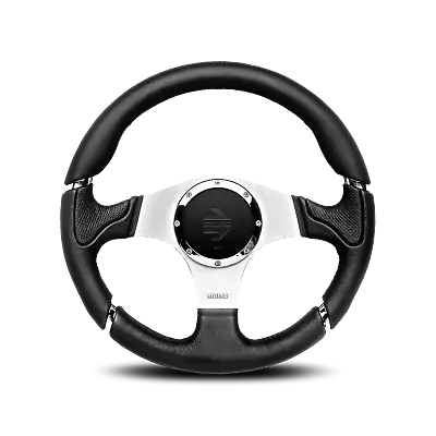 Momo Millenium Steering Wheel - Black Leather 320mm • $378.87