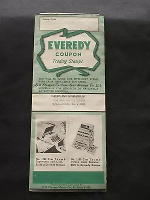 Everedy Trading Stamp Book FULL HTF Hard To Find Rare? Not S&H • $19.95