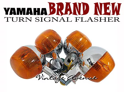 Yamaha Xs1 Xs2 Xs650 Tx650 Turn Signal Flasher Lamp 2pair 12v [c] • $15