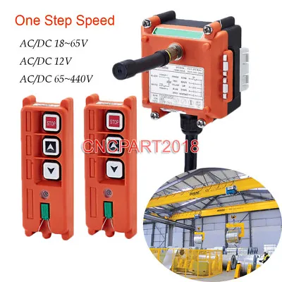 Hoist Crane Radio Industrial Wireless Remote Control F21-2S 12V 18V-440V 2Button • £128.81