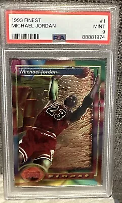 1993 Finest #1 Michael Jordan Psa 9 Mint • $150