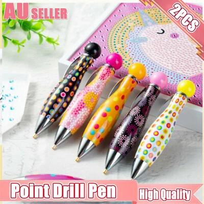 $6.55 • Buy 5D Resin Diamond Painting Pen Resin Point Drill Pens Cross Stitch DIY Craft Art