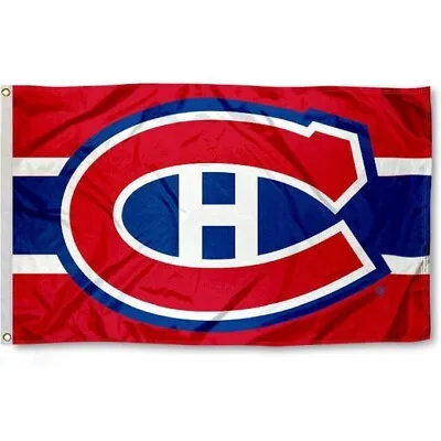 Montreal Canadiens 3'x5' Flag/banner **100% Full Color On Both Sides Of Flag** • $13.89