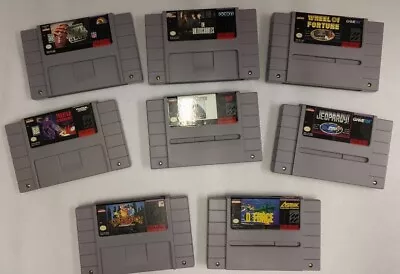 Super Nintendo SNES Games Game Cartridge TESTED Buy 2 Or More Get 25% OFF • $12.99