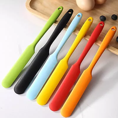 2Pcs 9.5  Mini Spatula Silicone Safe Food-grade Jar Spatula Wet Food Can Spatula • $9.16