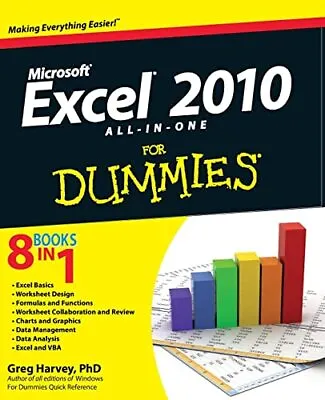 £11.95 • Buy Excel 2010 All-in-One For Dummies By Greg Harvey New Book