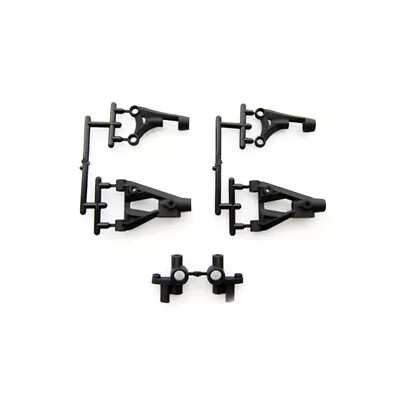 $14.42 • Buy Overdose Front Suspension Arm Knuckle Set Black For GALM Vacula II XEX Spec.R