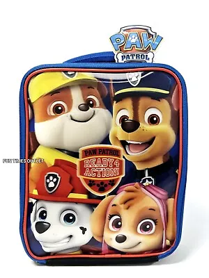 Paw Patrol 3D School Lunch Bag Marshall Chase Rubble Skye Lunch Box Nickelodeon  • $10.95