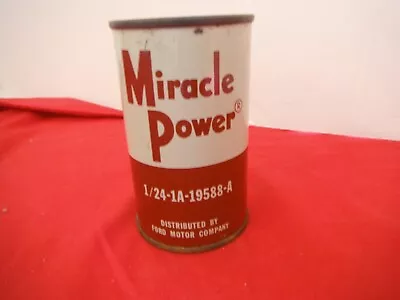 Vintage Ford Miracle Power 1a-19588-a 8 U.s. Oz *full Sealed Can*  • $55