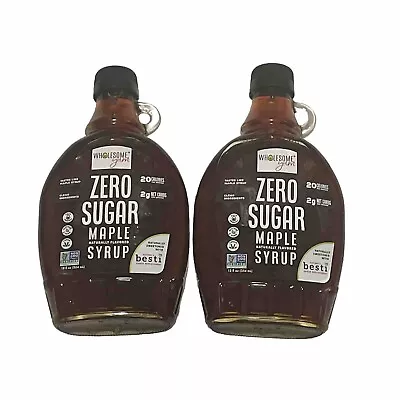 2 PACK Wholesome Yum Keto Friendly Maple Syrup ZERO Sugar 12oz Per Bottle • $25