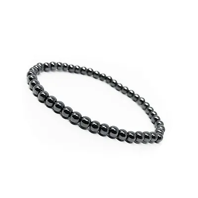 Hematite Non-Magnetic Bracelet Mens Womens Unisex Adjustable Size X33 • $5.99