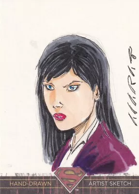 DC COMICS Superman: The Legend Sketch Card By Artist Unknown Of Lois Lane • $26.23