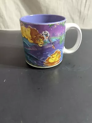 Vintage Disney's The Lion King Coffee Mug Simba Mufasa Rafiki Disney Store 90's • $14.99